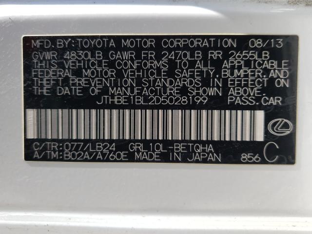 2013 LEXUS GS 350 JTHBE1BL2D5028199
