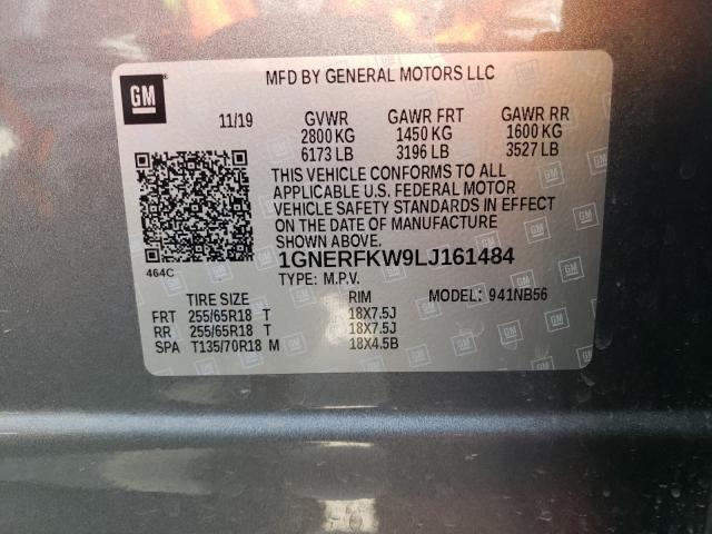 2020 CHEVROLET TRAVERSE L - 1GNERFKW9LJ161484