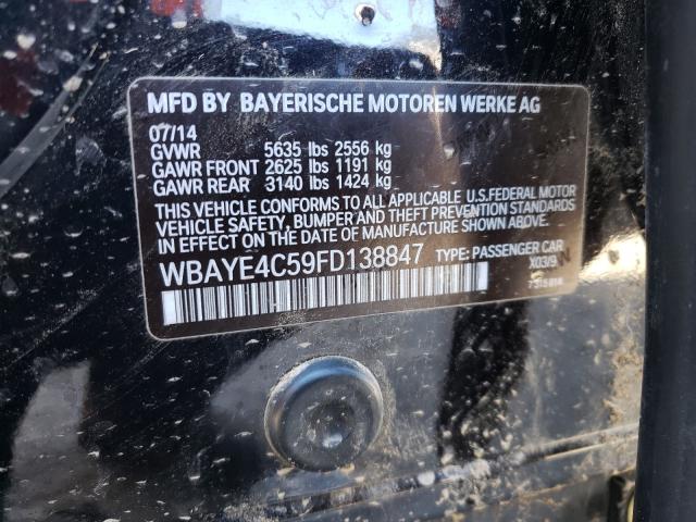 2015 BMW 740 LI WBAYE4C59FD138847