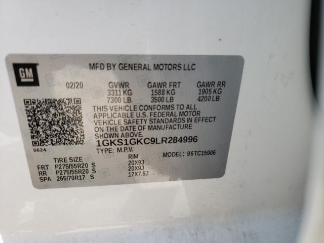 2020 GMC YUKON XL C 1GKS1GKC9LR284996