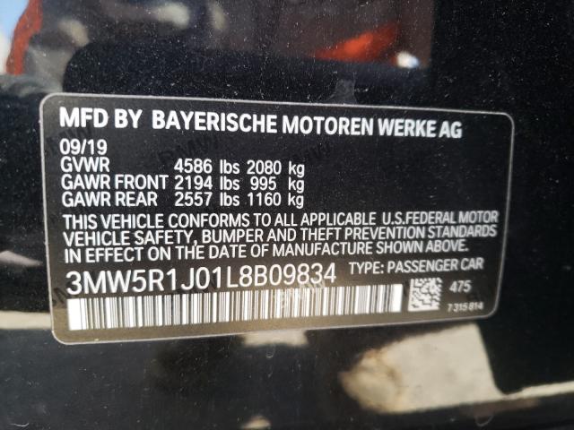 2020 BMW 330I - 3MW5R1J01L8B09834