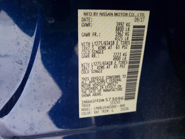 2017 NISSAN TITAN XD S 1N6AA1F41HN573096
