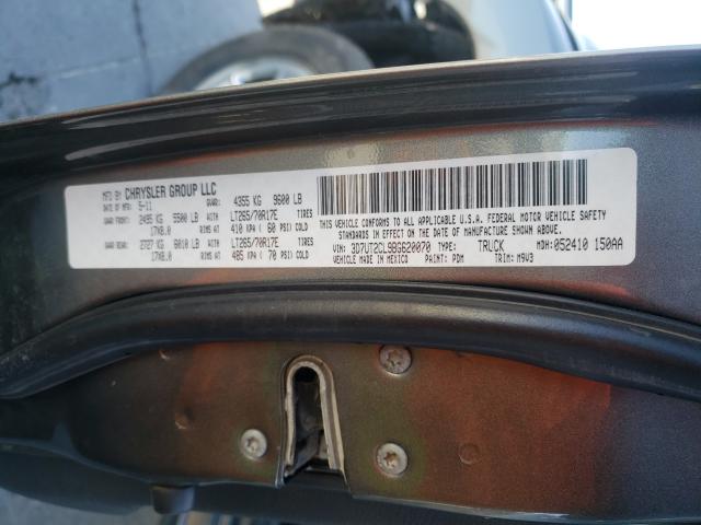 2011 DODGE RAM 2500 3D7UT2CL9BG620070