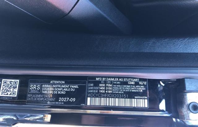 2013 MERCEDES-BENZ G 550 WDCYC3HFXDX203151