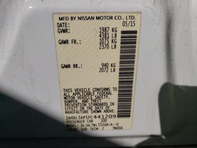 2015 NISSAN ALTIMA 3.5 1N4BL3AP1FC441209