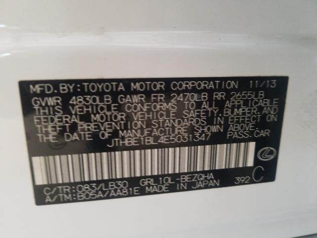 2014 LEXUS GS 350 JTHBE1BL4E5031347