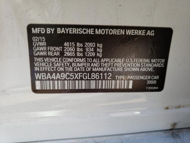 2015 BMW 428 I GRAN WBA4A9C5XFGL86112