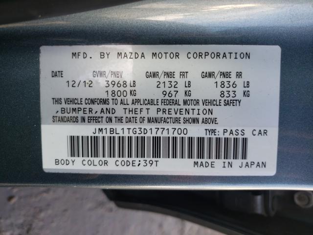 2013 MAZDA 3 I - JM1BL1TG3D1771700