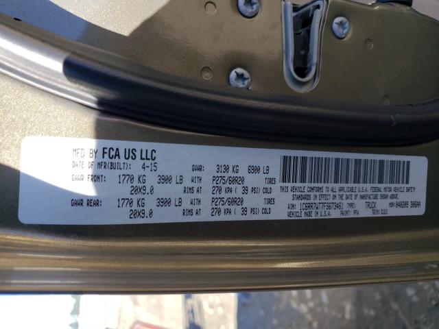 2015 RAM 1500 LONGH 1C6RR7WT7FS673461