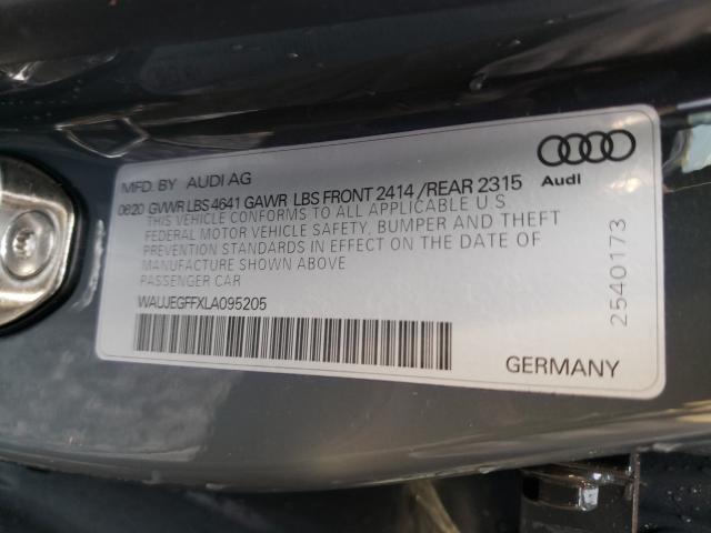 2020 AUDI A3 S-LINE WAUJEGFFXLA095205
