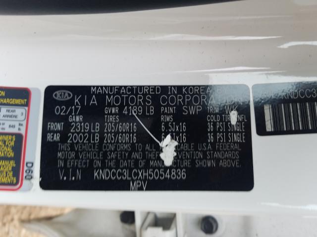 2017 KIA NIRO EX KNDCC3LCXH5054836