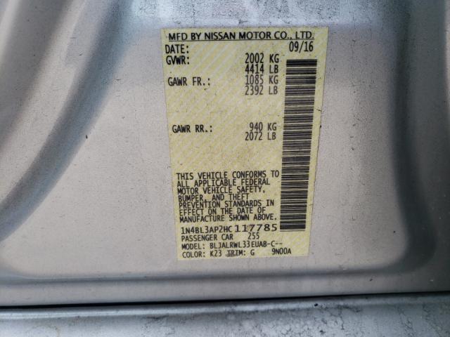 2017 NISSAN ALTIMA 3.5 1N4BL3AP2HC117785