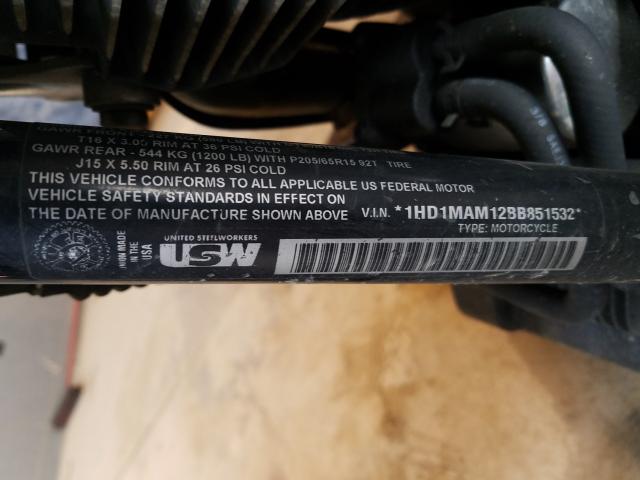 2011 HARLEY-DAVIDSON FLHTCUTG 1HD1MAM12BB851532
