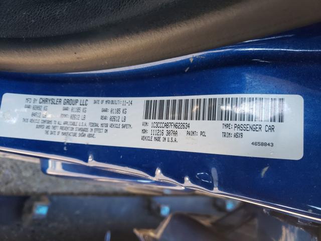 2015 CHRYSLER 200 LIMITE 1C3CCCAB7FN622634
