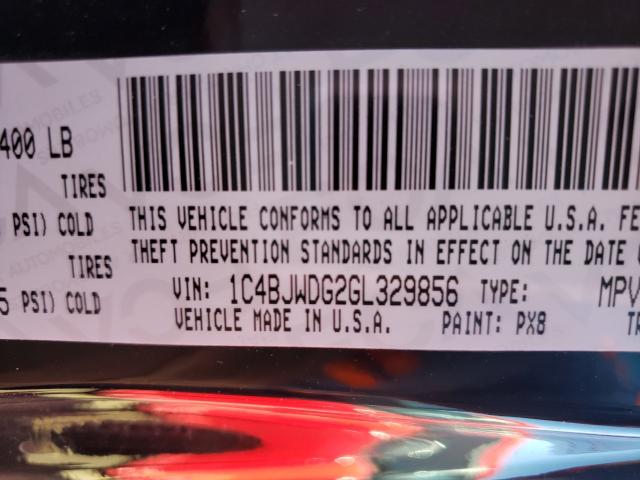 2016 JEEP WRANGLER U 1C4BJWDG2GL329856