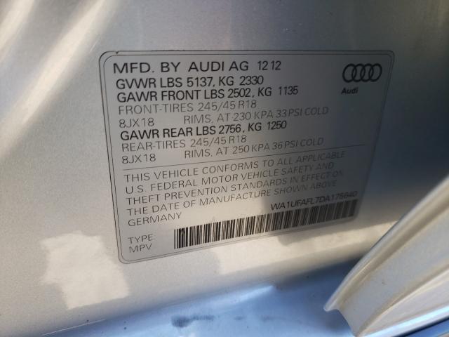 2013 AUDI A4 ALLROAD WA1UFAFL7DA175640