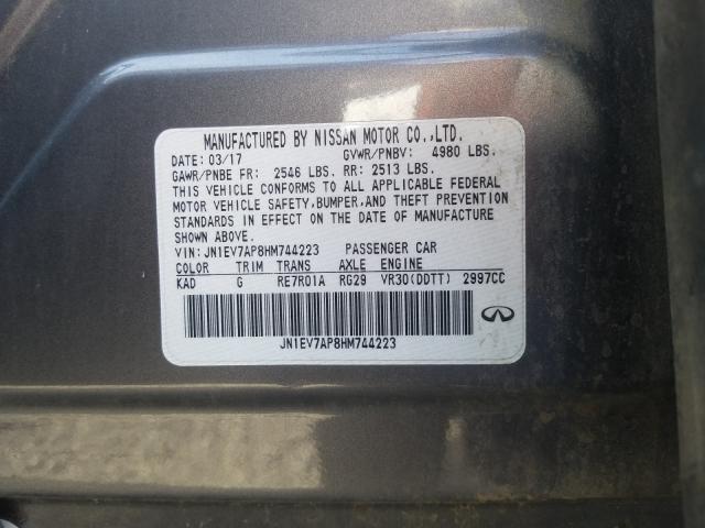 2017 INFINITI Q50 PREMIU - JN1EV7AP8HM744223