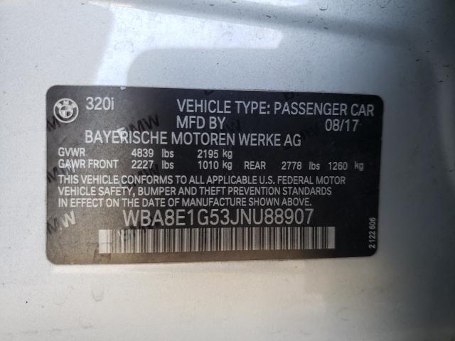 2018 BMW 320 I - WBA8E1G53JNU88907