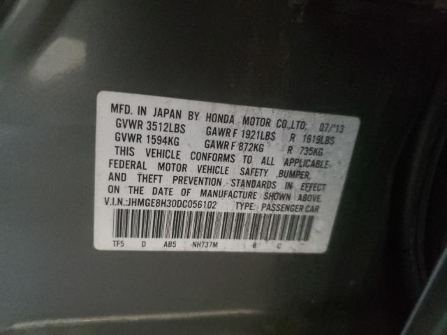 2013 HONDA FIT JHMGE8H30DC056102