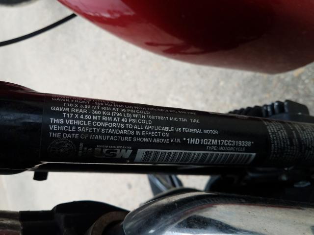 2012 HARLEY-DAVIDSON FLD SWITCH 1HD1GZM17CC319338
