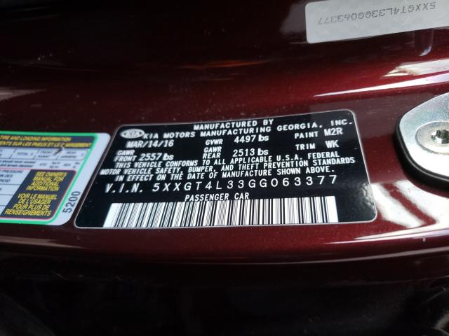 2016 KIA OPTIMA LX 5XXGT4L33GG063377