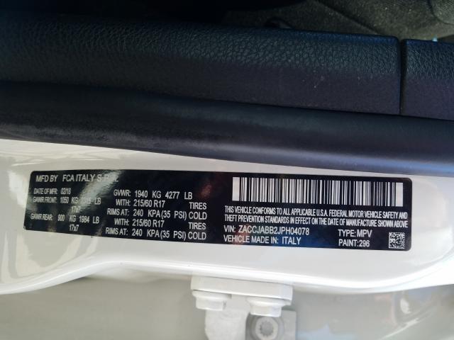 2018 JEEP RENEGADE ZACCJABB2JPH04078