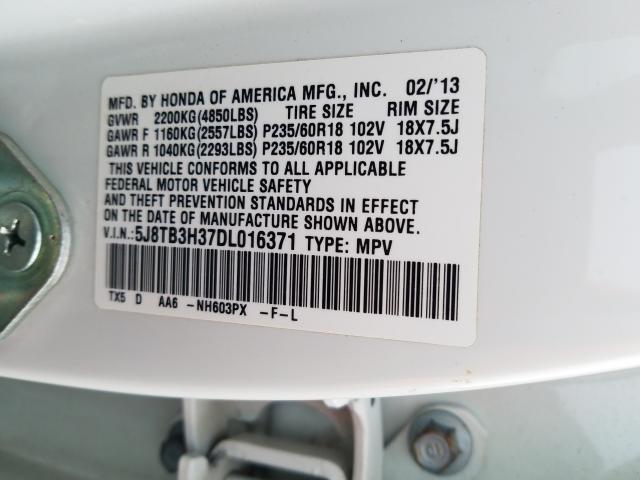 2013 ACURA RDX 5J8TB3H37DL016371