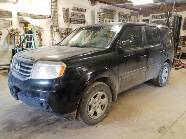 2012 HONDA PILOT LX 5FNYF4H21CB070160