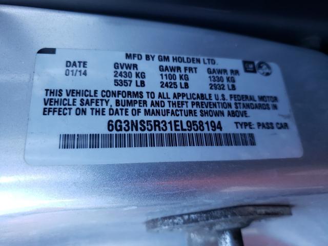 2014 CHEVROLET CAPRICE PO 6G3NS5R31EL958194