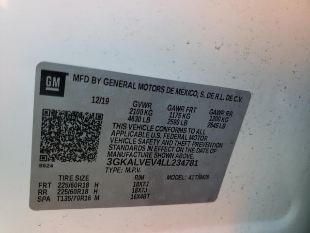 2020 GMC TERRAIN SL - 3GKALVEV4LL234781