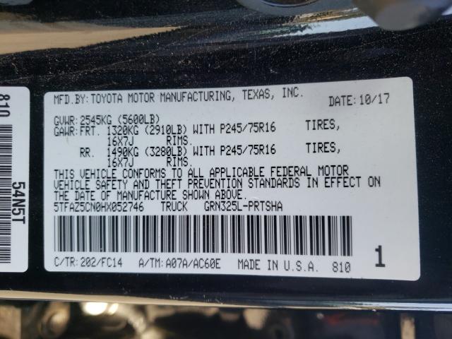 2017 TOYOTA TACOMA DOU - 5TFAZ5CN0HX052746