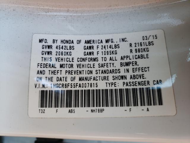 2015 HONDA ACCORD HYB 1HGCR6F55FA007815