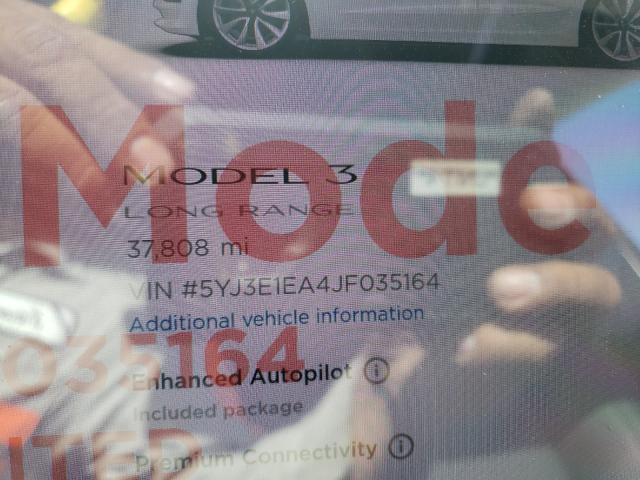 2018 TESLA MODEL 3 5YJ3E1EA4JF035164