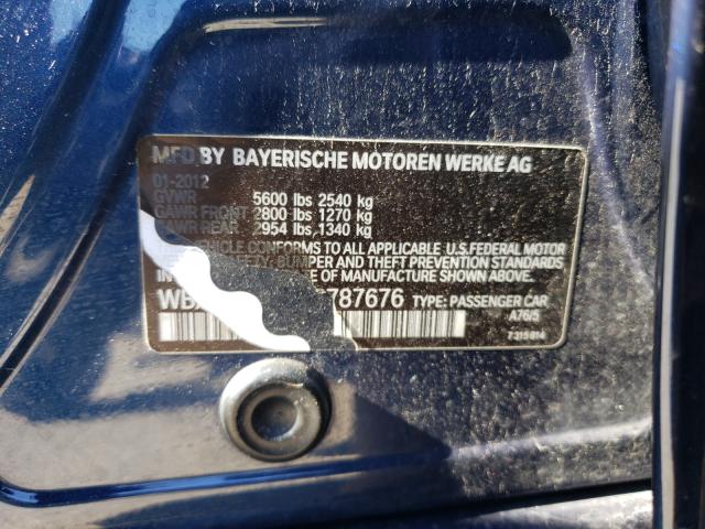 2012 BMW 550 XI WBAFU9C58CC787676