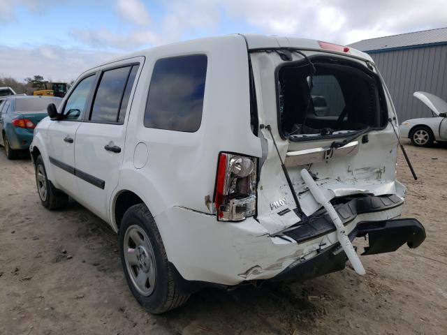 2013 HONDA PILOT LX 5FNYF3H20DB036268