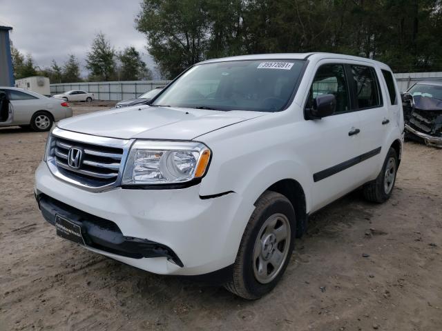 2013 HONDA PILOT LX 5FNYF3H20DB036268