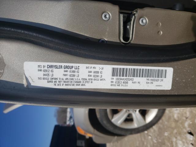 2010 DODGE CALIBER SX 1B3CB4HA1AD552453