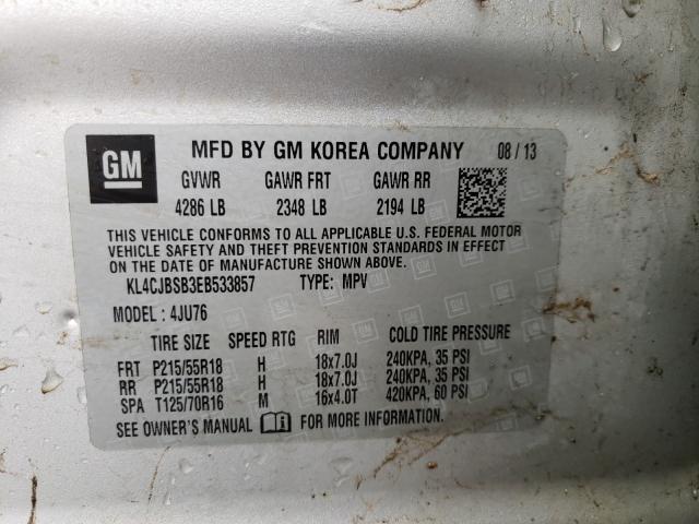 2014 BUICK ENCORE CON - KL4CJBSB3EB533857
