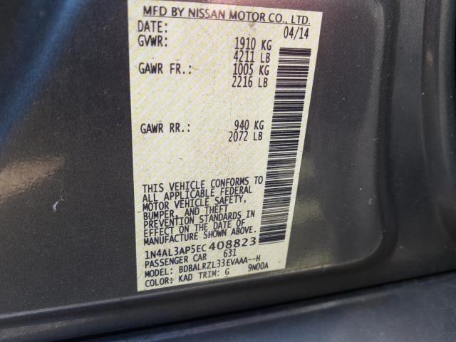 2014 NISSAN ALTIMA 2.5 1N4AL3AP5EC408823