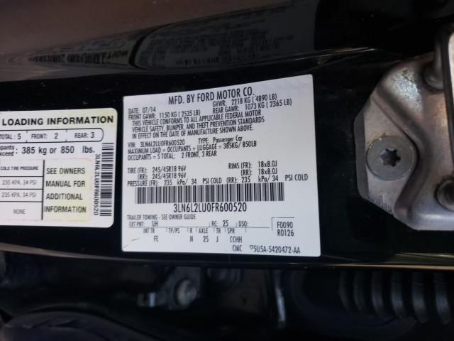 2015 LINCOLN MKZ HYBRID 3LN6L2LU0FR600520