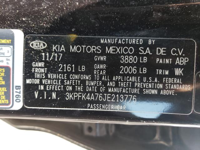 2018 KIA FORTE LX 3KPFK4A76JE213776
