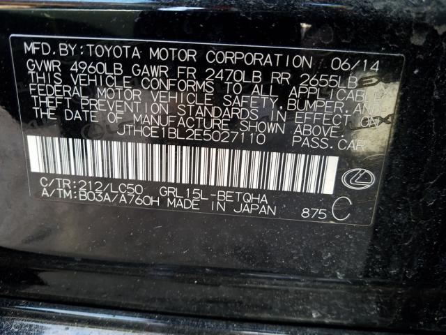 2014 LEXUS GS 350 JTHCE1BL2E5027110