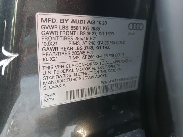 2021 AUDI SQ8 PREMIU WA1AWBF19MD013210