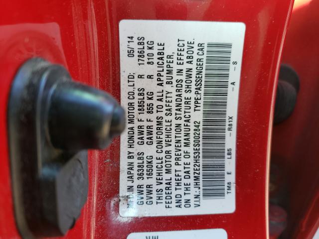 2014 HONDA INSIGHT LX JHMZE2H53ES002842