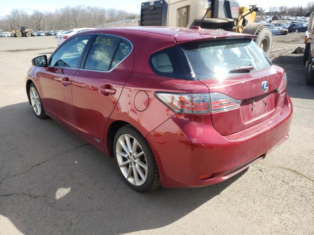 2011 LEXUS CT 200 JTHKD5BH3B2043623