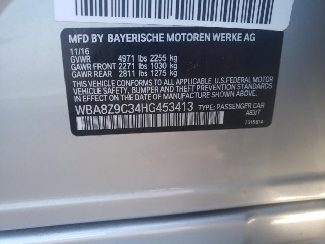 2017 BMW 330 XIGT WBA8Z9C34HG453413