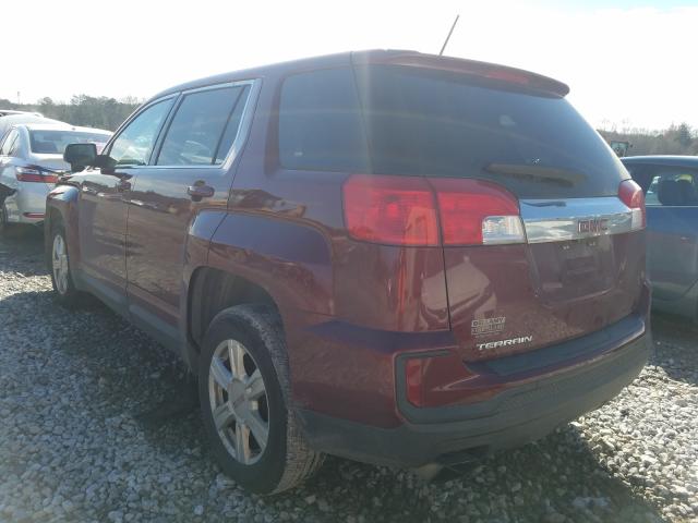 2016 GMC TERRAIN SL 2GKALMEK8G6148562