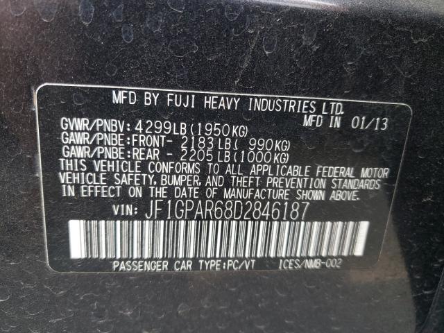 2013 SUBARU IMPREZA SP - JF1GPAR68D2846187