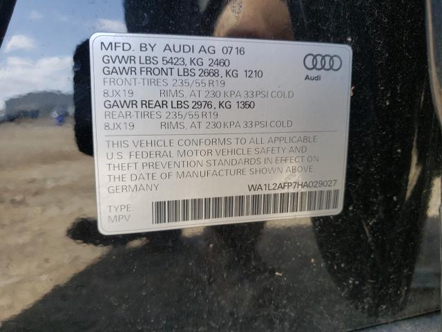 VIN WA1L2AFP7HA029027 2017 Audi Q5, Premium Plus no.10