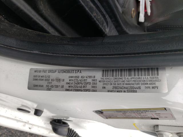 2014 FIAT 500L LOUNG ZFBCFACH4EZ004416